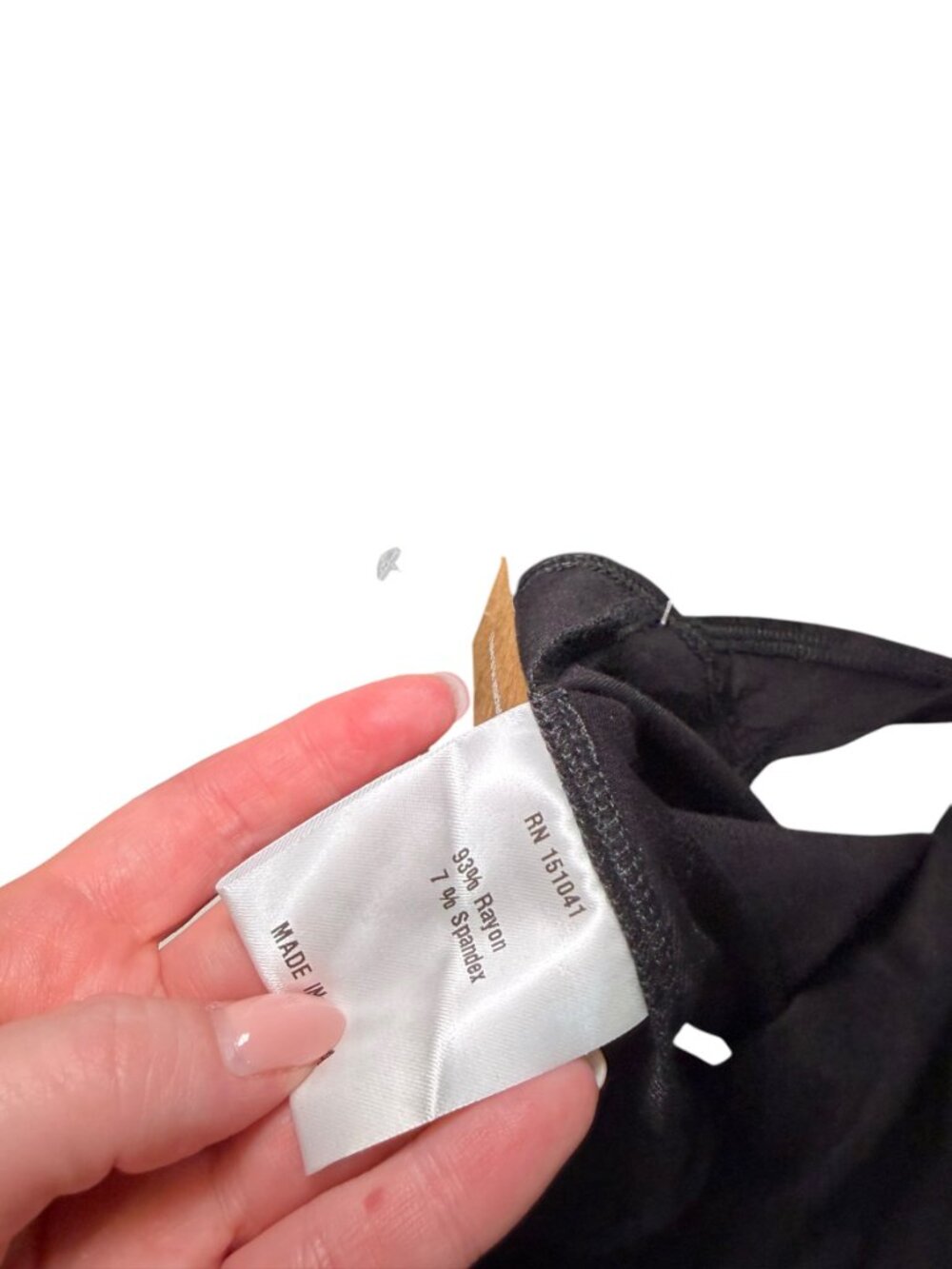 o.p.t. Linnea Black Open Back Stretch Crop Top NWT Small - Picture 6 of 6